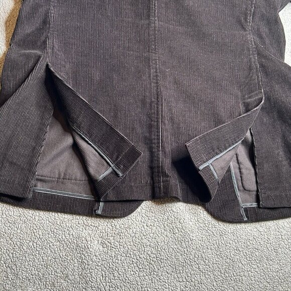 Tasso Elba Jacket Mens L 42-44 Brown Corduroy Barn Chore Cargo Pockets Blazer - Picture 14 of 14